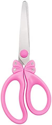 Kids scissors for girls,School supplies for girl, Pink kids scissors,Girls scissors,Blunt scissor... | Amazon (US)