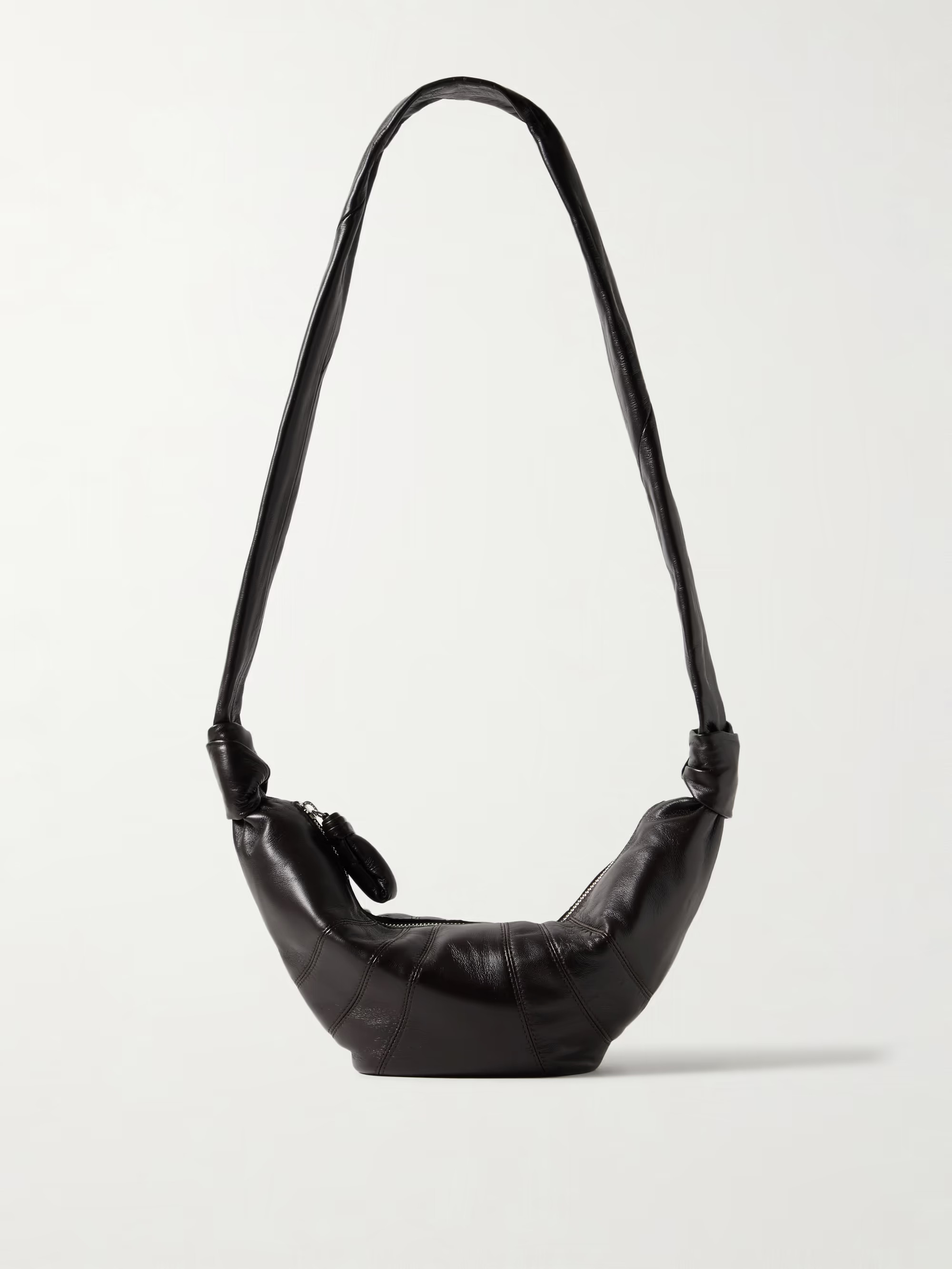 LEMAIRE Croissant small paneled leather shoulder bag | NET-A-PORTER | NET-A-PORTER (US)