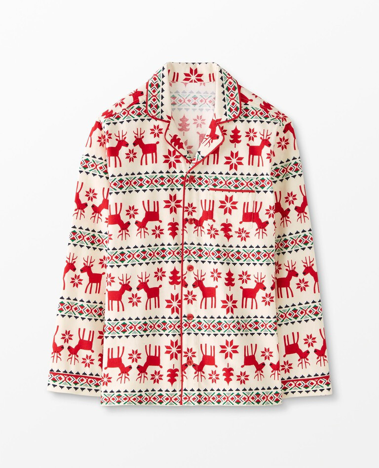 Adult Unisex Flannel Pajama Top | Hanna Andersson