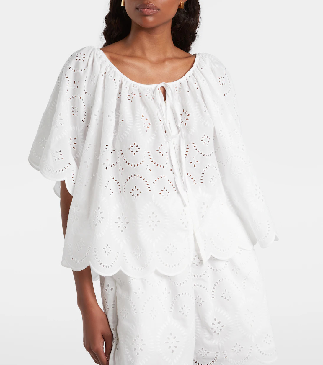 Fondaco broderie anglaise top | Mytheresa (US/CA)