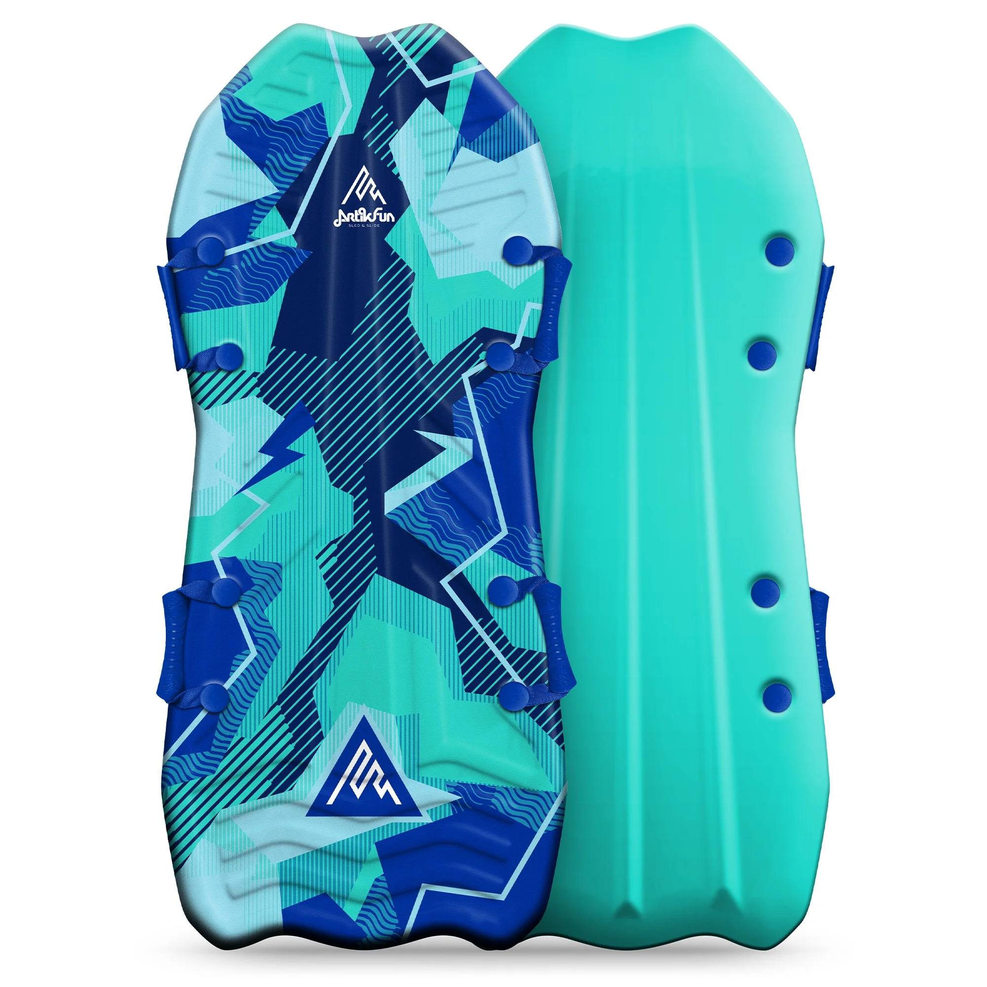 ArtikFun 45in Stylus Foam Snow Sled for Kids & Adults – Lightweight EPS Core, 4 Molded Handles,... | Walmart (US)