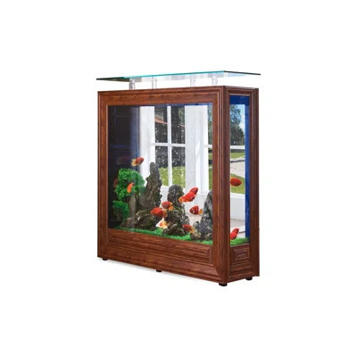 120-130 Gallon Manufactured Wood Modern Eco Aquarium Tank | Wayfair North America