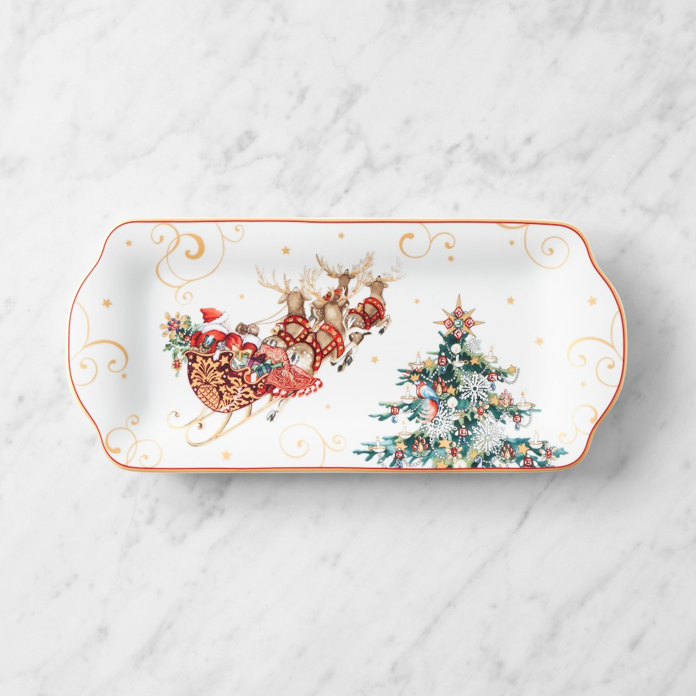 'Twas The Night Before Christmas Rectangular Buffet Tray | Williams-Sonoma