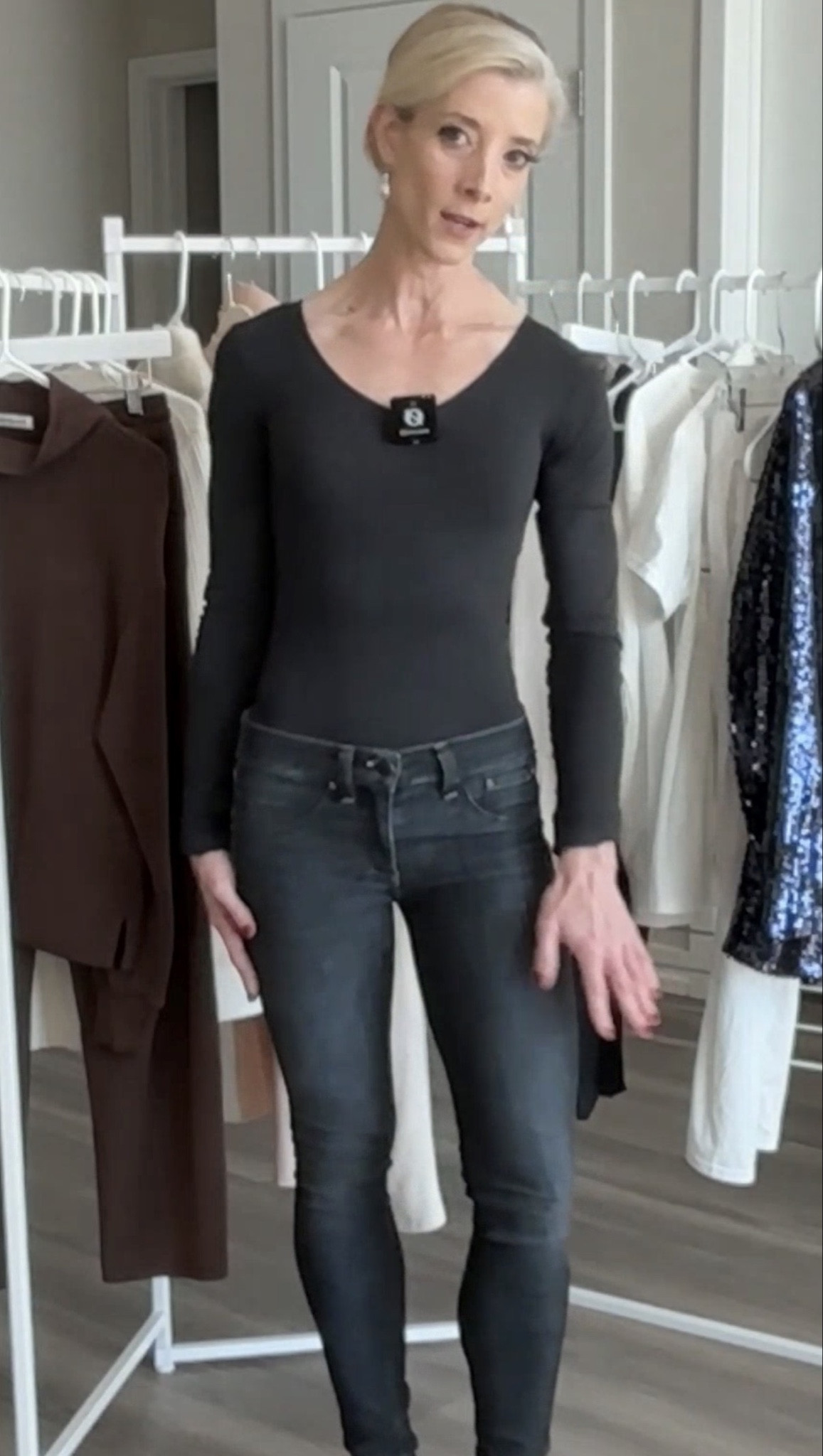 Shapermint one piece long sleeeve bodysuit w rag and bone jeans. Chic outfit LTK ootd. Pic of me going to Sunday football after a live shopping show! LTK day in my life 

MERRY CHRISTMAS FRIENDS!!!!!

#LTKootd #LTKdayinmylife #LTKSeasonal