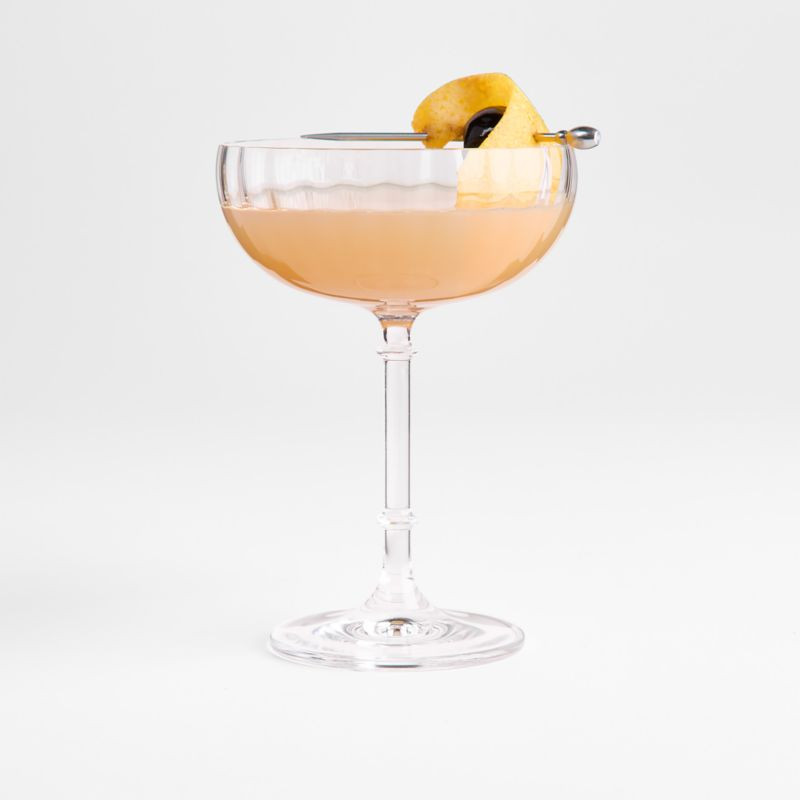 Wolcott Optic 7-Oz. Coupe Glass + Reviews | Crate & Barrel | Crate & Barrel