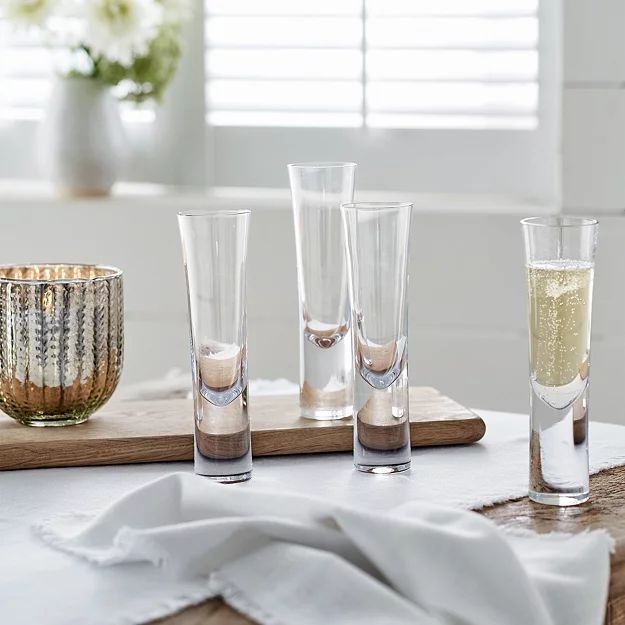 Halden Champagne Flutes – Set of 4 | Glassware | The White Company | The White Company (UK)