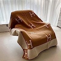 All Season Wool Soft and Lightweight Reversible Blankets Wool Blankets Summer Unisex H Plush Throw F | Amazon (US)