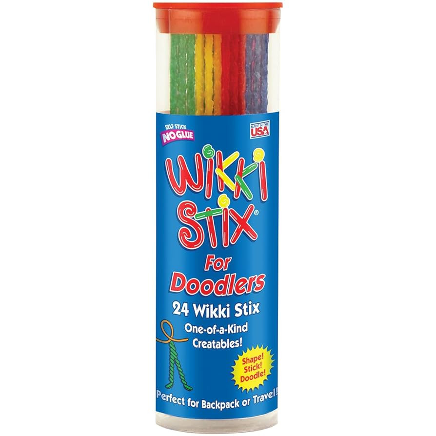Wikki Stix for Doodlers - Kid's Travel Essential: Portable Creativity On-The-Go! Pack of 24 Wikki... | Amazon (US)