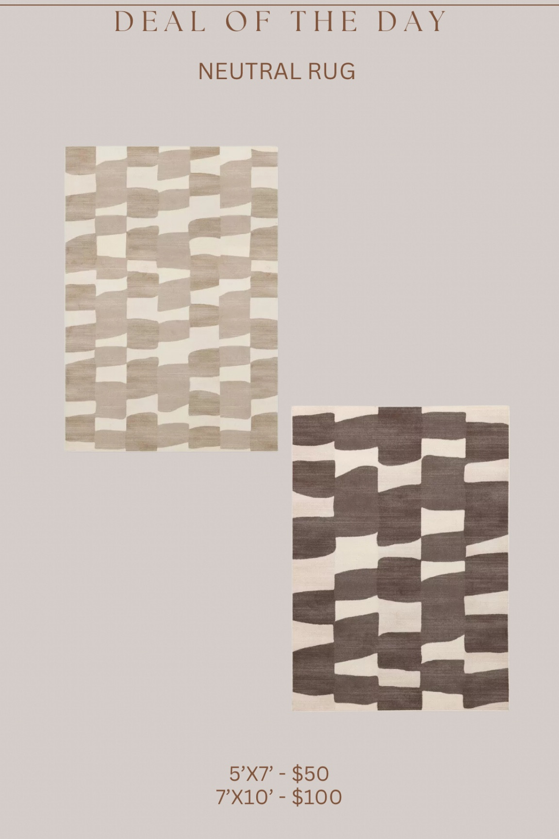 🤯🙌🏻 new budget friendly neutral target area rug!!! Wow!! Great prices!! Will sellout! 

#LTKHome #LTKFindsUnder100 #LTKSaleAlert