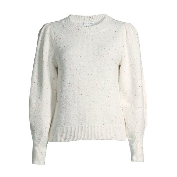 Free Assembly Women's Puff Shoulder Sweater | Walmart (US)