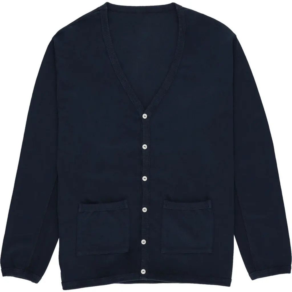 Fortela Cardy Cotton Knit Cardigan in Blue at Nordstrom, Size Medium | Nordstrom