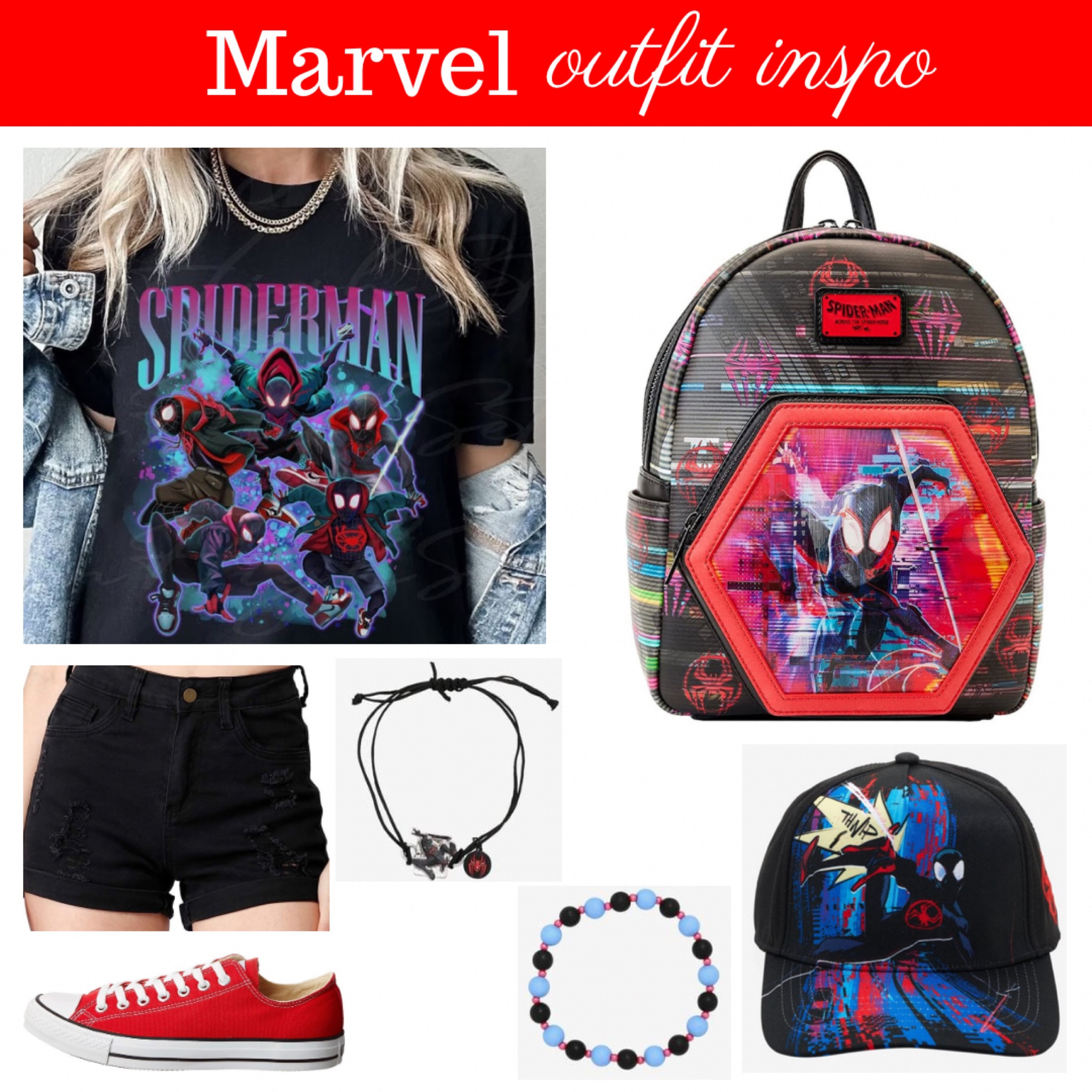 Miles Morales outfit perfect for a day at the Disney Parks 

#disneyworld #disneyoutfit #disney #marvel #marveloutfit #spiderman #milesmoralesoutfit

#LTKunder50 #LTKfamily #LTKstyletip