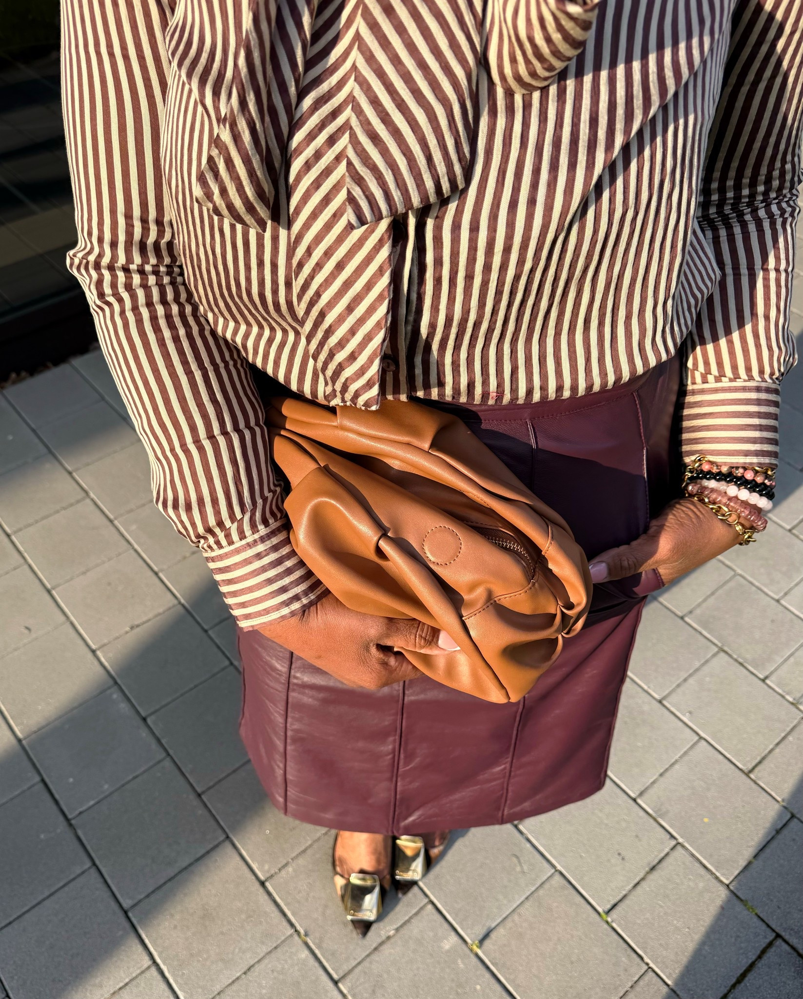 Nappa leather and stripes 🤎
•


#LTKspring #LTKmidsize #LTKsummer