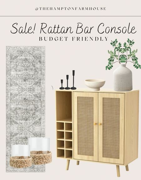 Budget friendly neutral home finds! This RATTAN Bar Console 😍 On sale!

#LTKstyletip #LTKfamily #LTKhome