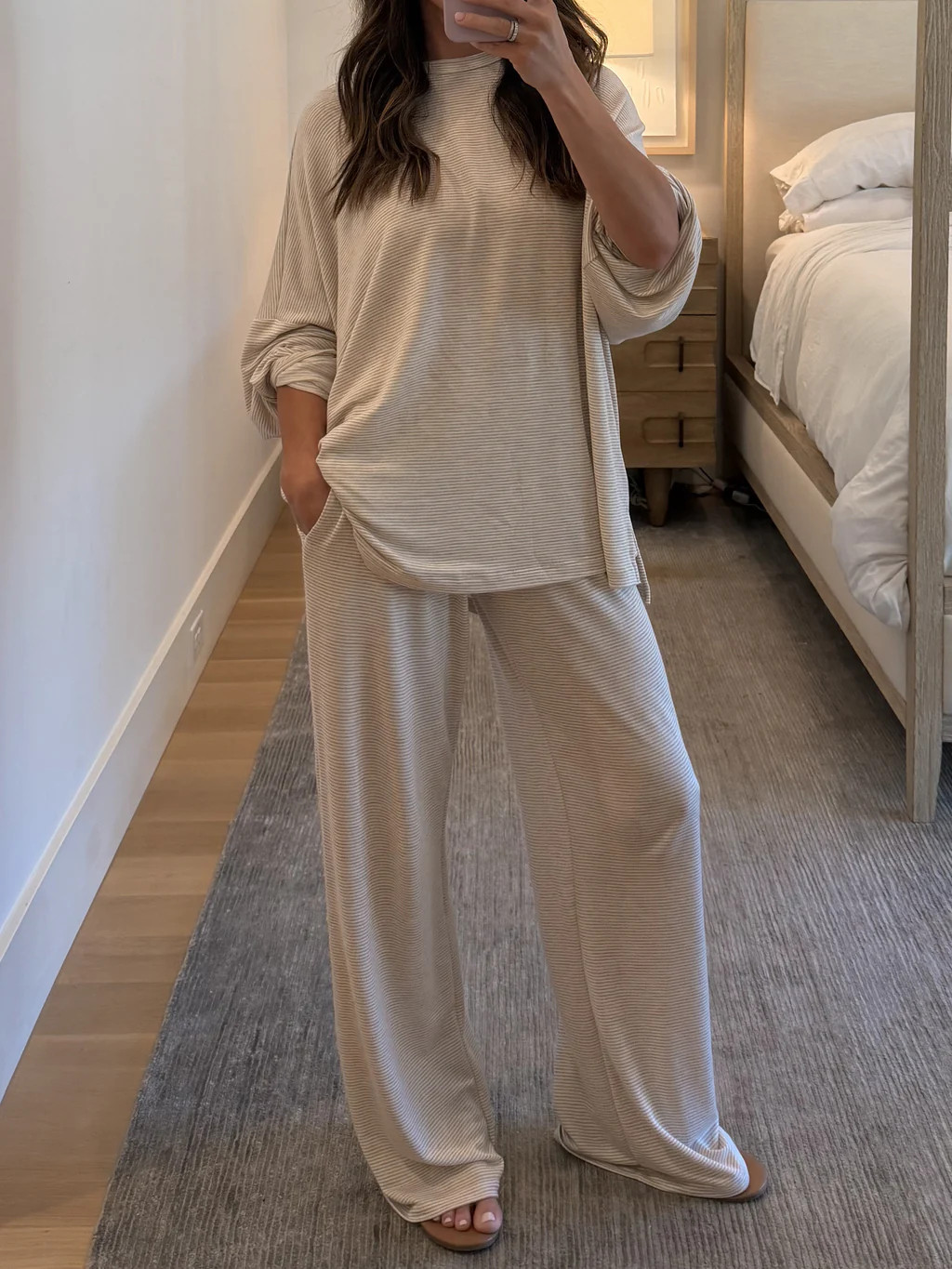 Sunday Soft Stripe Set | Sand | +Plus Available | Shop Talulah