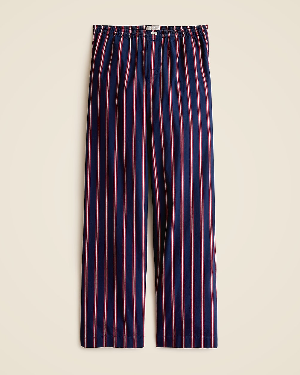Cotton poplin pajama pant in stripe | J. Crew US