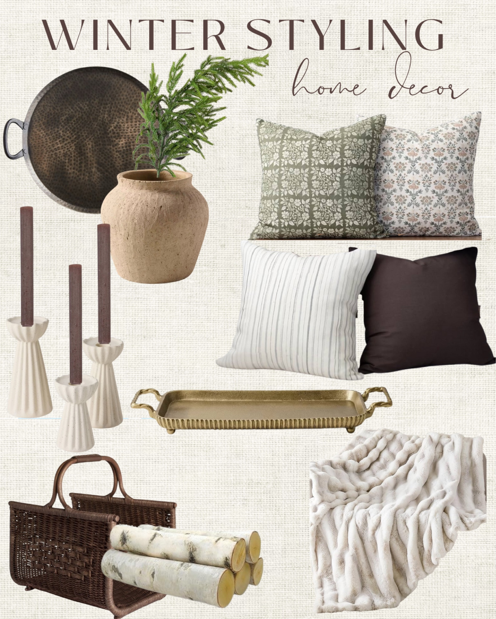 Winter decor styling! Coffee table decor • living room decor • throw pillows • winter home decor 

#LTKFindsUnder50 #LTKHome #LTKStyleTip