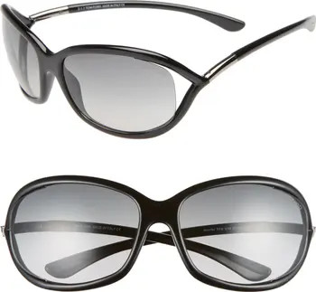 Tom Ford Jennifer 61mm Oval Oversize Frame Sunglasses | Nordstrom | Nordstrom