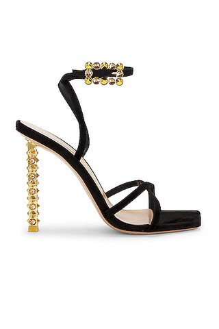 Gianvito Rossi Ankle Strap Sandal in Black | FWRD 