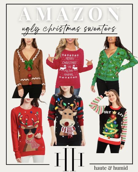 Ugly Christmas sweaters 