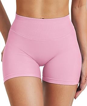 VOYJOY Women Workout Impact Shorts 3.6"/ 4.5"/ 6" Scrunch Butt Lifting Gym Seamless Booty Biker S... | Amazon (US)