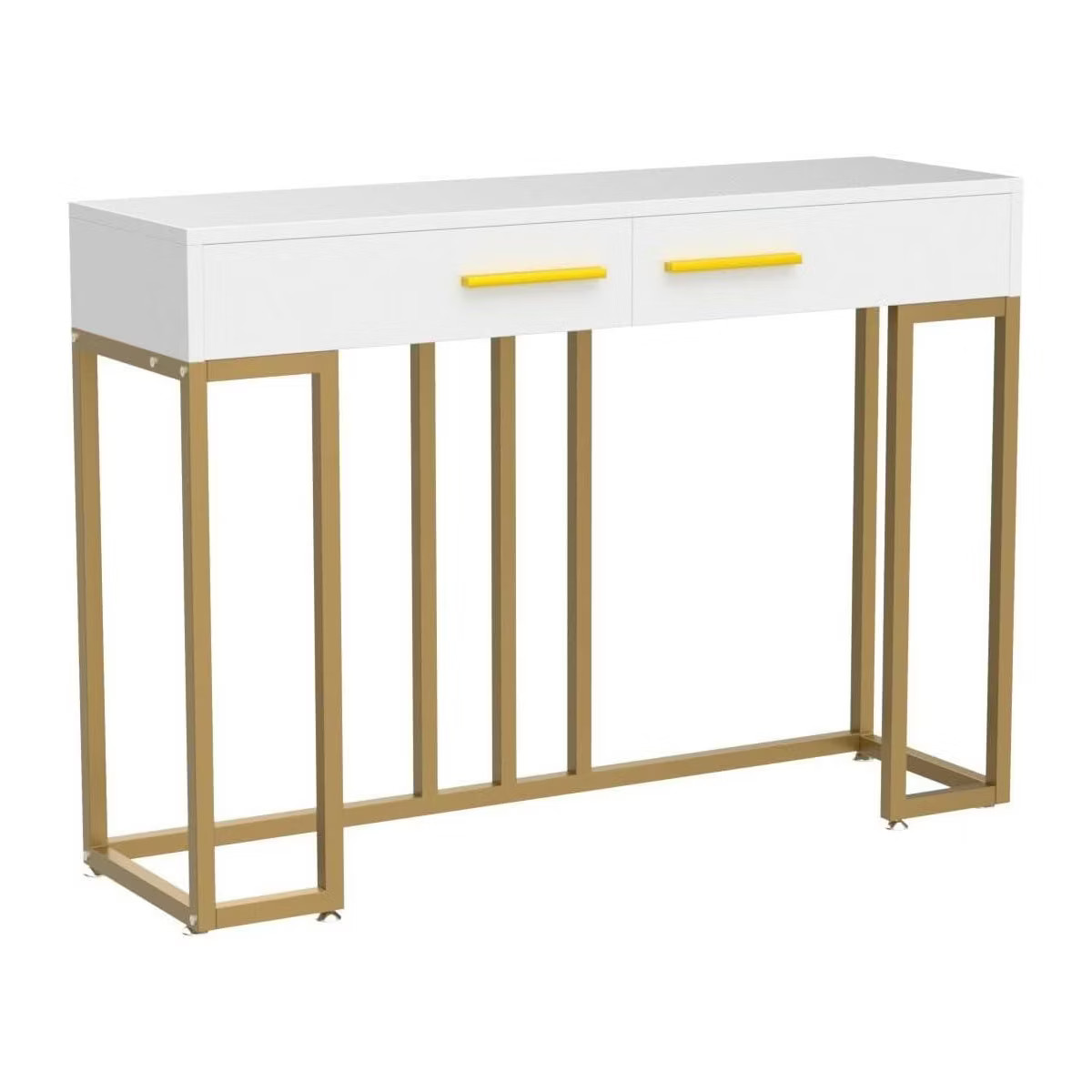 Tribesigns Modern 47" 2-Drawer Console Table, Wooden Sofa Couch Table Hallway Foyer Table,  Narro... | Target