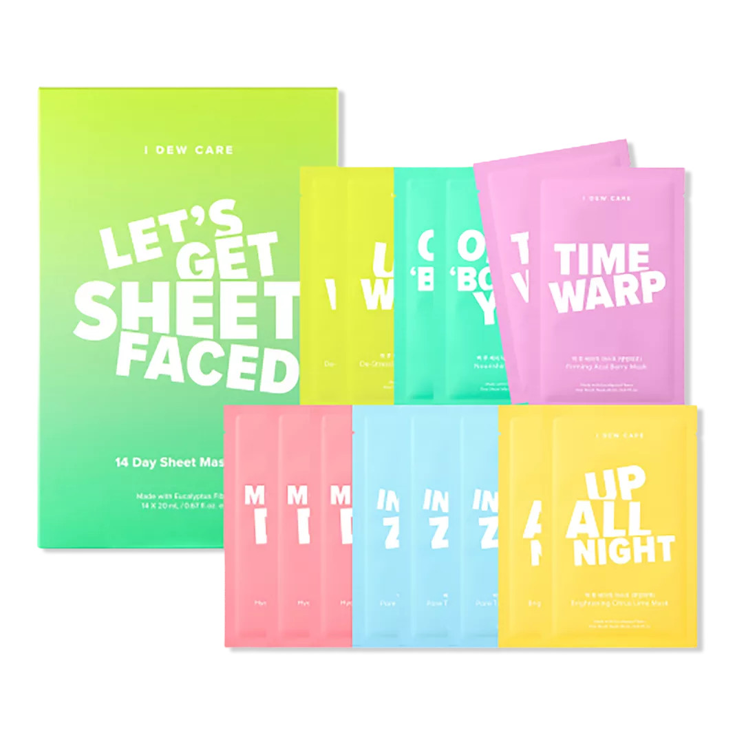 Let's Get Sheet Faced Sheet Mask Set | Ulta