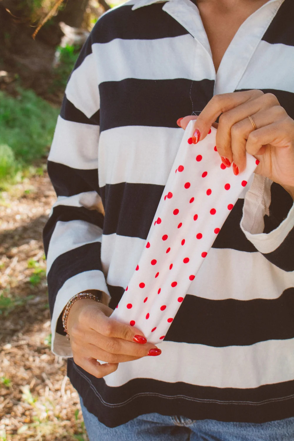 Dotted Stretchy Headband | Shop Andi