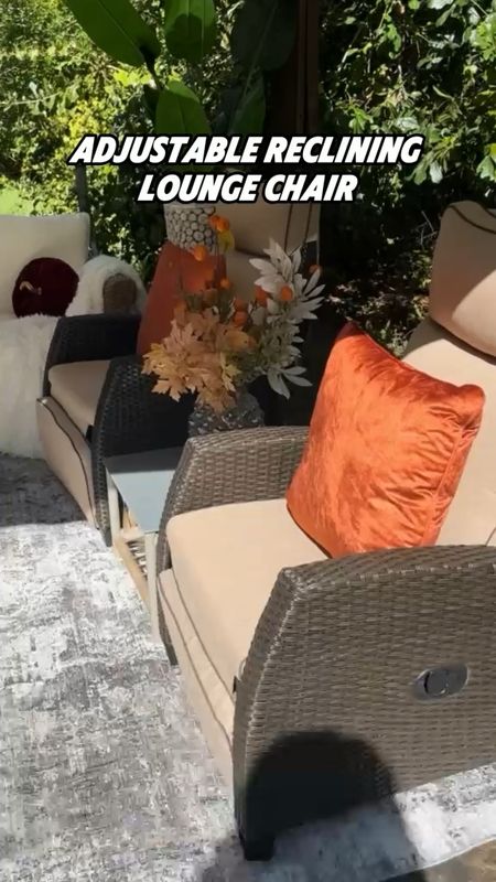 LINK IN PROFILE  ✨ Transforming my backyard into a cozy oasis has been a dream, and these outdoor recliners just sealed the deal! 😍🌿 The way they effortlessly pull everything together is pure magic. ✨ Grab Yours Here: https://amzn.to/3vpGfeb  They can line up next to each other or scatter them about, creating the perfect arrangement for any outdoor gathering. Plus, they recline all the way and are super comfortable to sit in – hello, ultimate relaxation! 🙌☀️  And let's talk about convenience – each recliner even has a built-in side table to hold your coffee or lemonade, making it easy to lounge without a worry. ☕🍋 Dress it up with colorful pillows to match your decor, and voila! Your backyard becomes the envy of the neighborhood. 🏡🌸  Trust me, I've already lost track of time lounging in these beauties. 🕒 So if you're ready to take your outdoor space to the next level, these recliners are a game-changer! 🎉✨ #BackyardBliss  #OutdoorLiving  #backyardgoals  #outdoorfurniture  #outdooractivities  #backyardvibes  #amazonhomefinds  #amazonhome  #founditonamazon  #amazonfind  #amazonfinds

#LTKhome #LTKSeasonal #LTKVideo