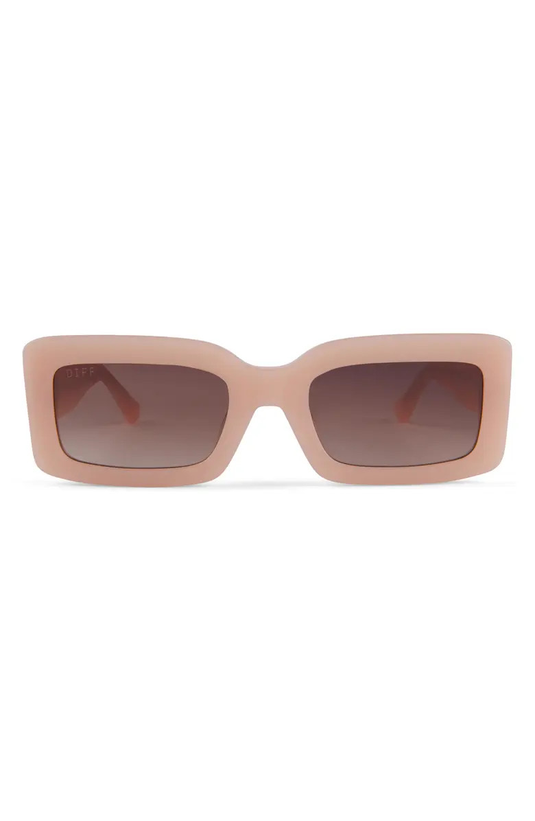 Indy 51mm Gradient Rectangular Sunglasses | Nordstrom