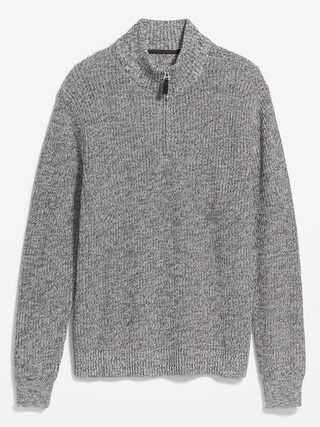 Quarter-Zip Mock-Neck Sweater for Men | Old Navy (US)