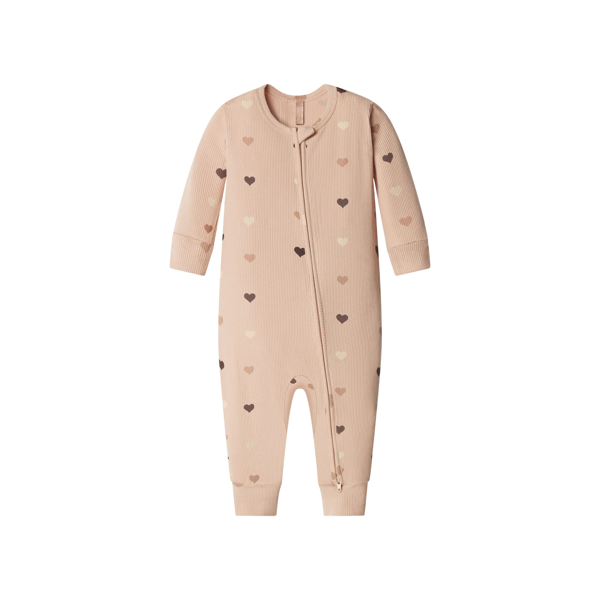 SOFT LOUNGE BABY ONESIE | MICA MINI HEART HALFDROP | SKIMS | SKIMS (US)