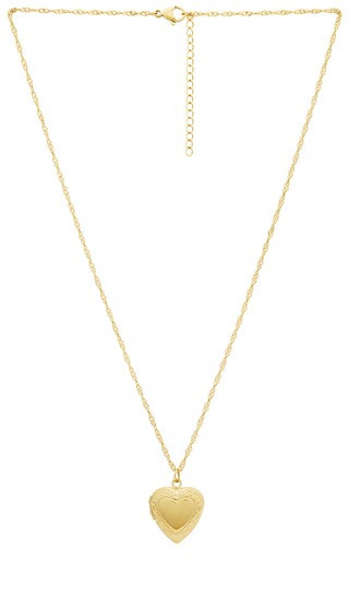 Locket Necklace in Gold | Revolve Clothing (Global)