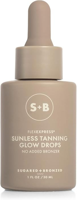 SUGARED + BRONZED Sunless Tanning Glow Drops – Customizable Self-Tanner for Face & Body, Natura... | Amazon (US)