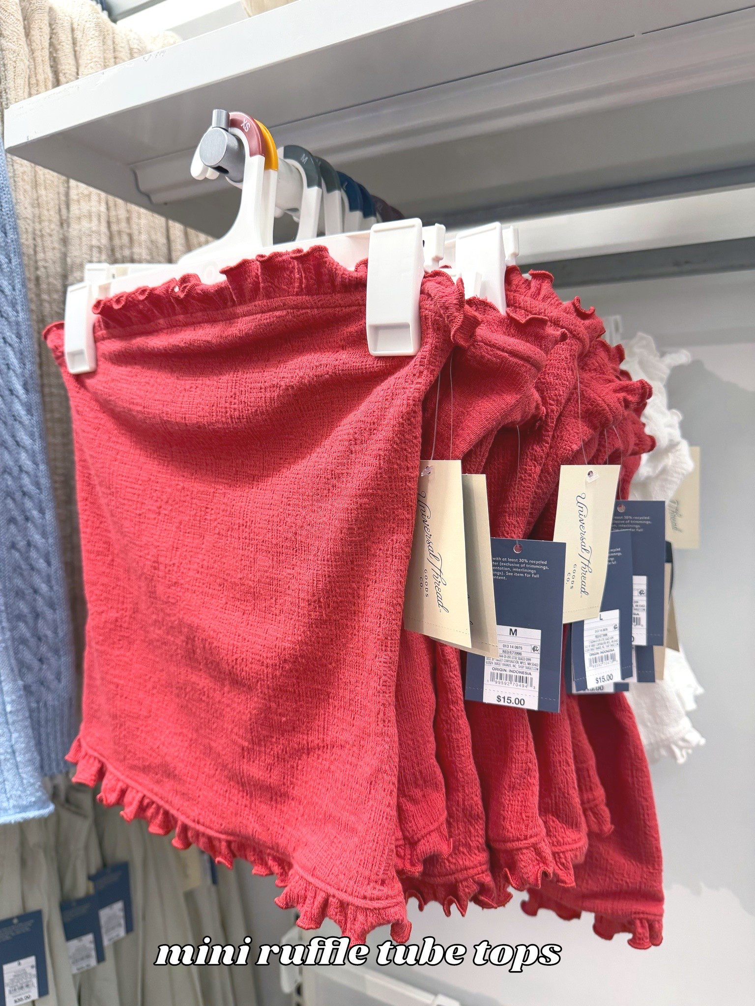 30% off Deals Ends 5/25 Universal Thread Summer Mini Ruffle Tube Crop Top Outfit ideas 

https://liketk.it/6e57w

#targetstyle #targetdeals #tubetops #universalthread #summertops

#LTKootd