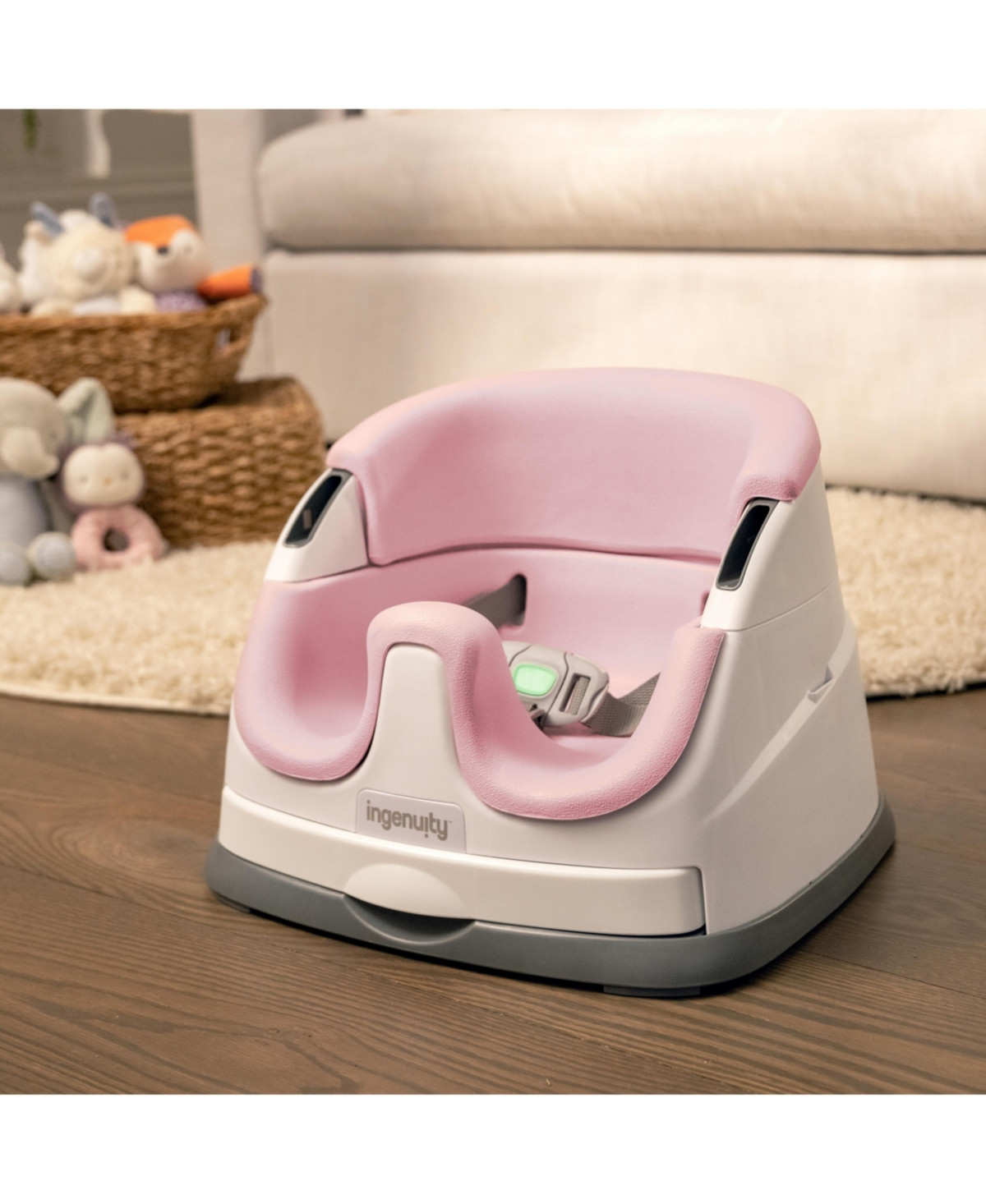 Ingenuity Baby Base 2-in-1 Booster Seat - Peony | Macy's