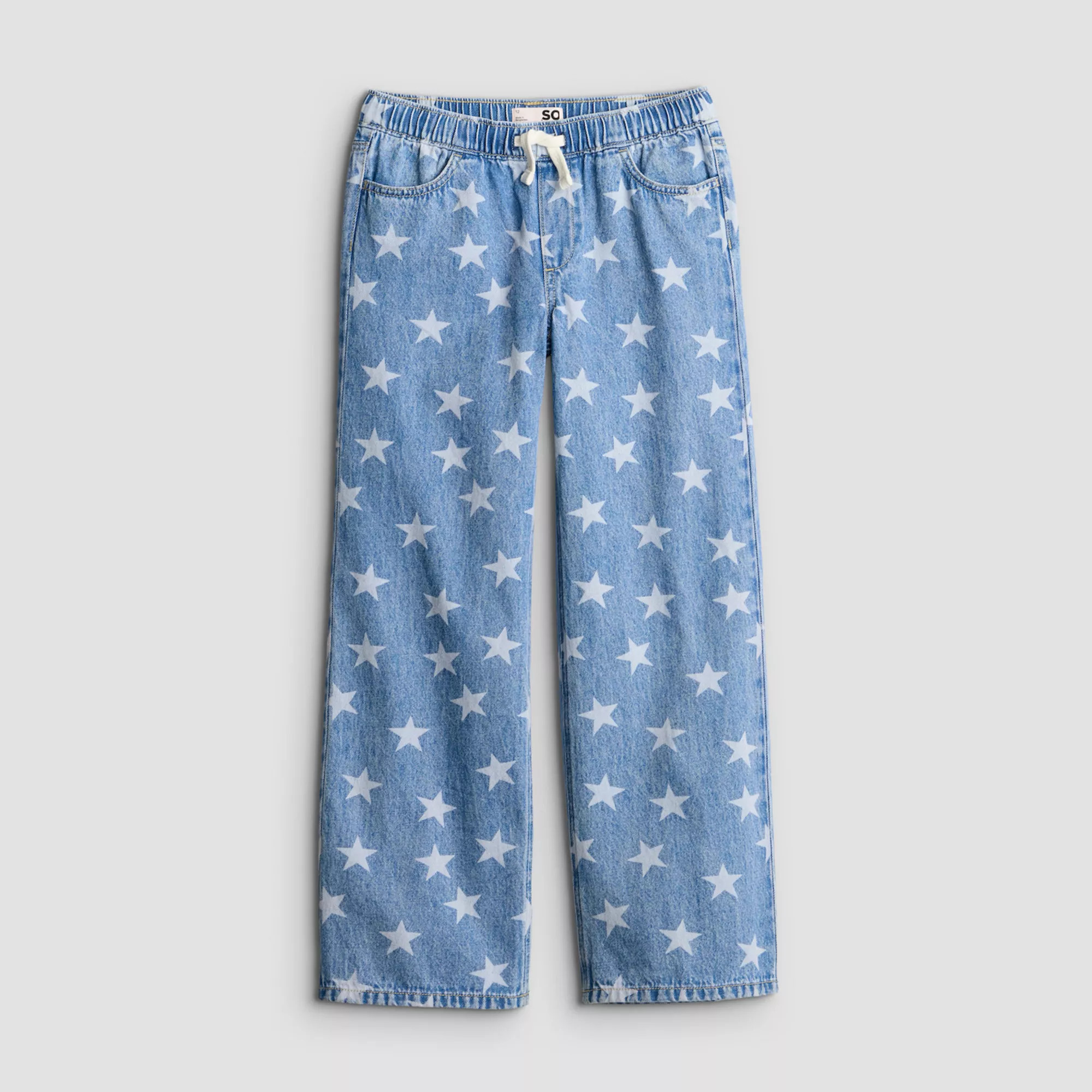 Girls 7-20 SO\u00ae Star Wide Leg Jeans in Regular & Plus Size | Kohl's
