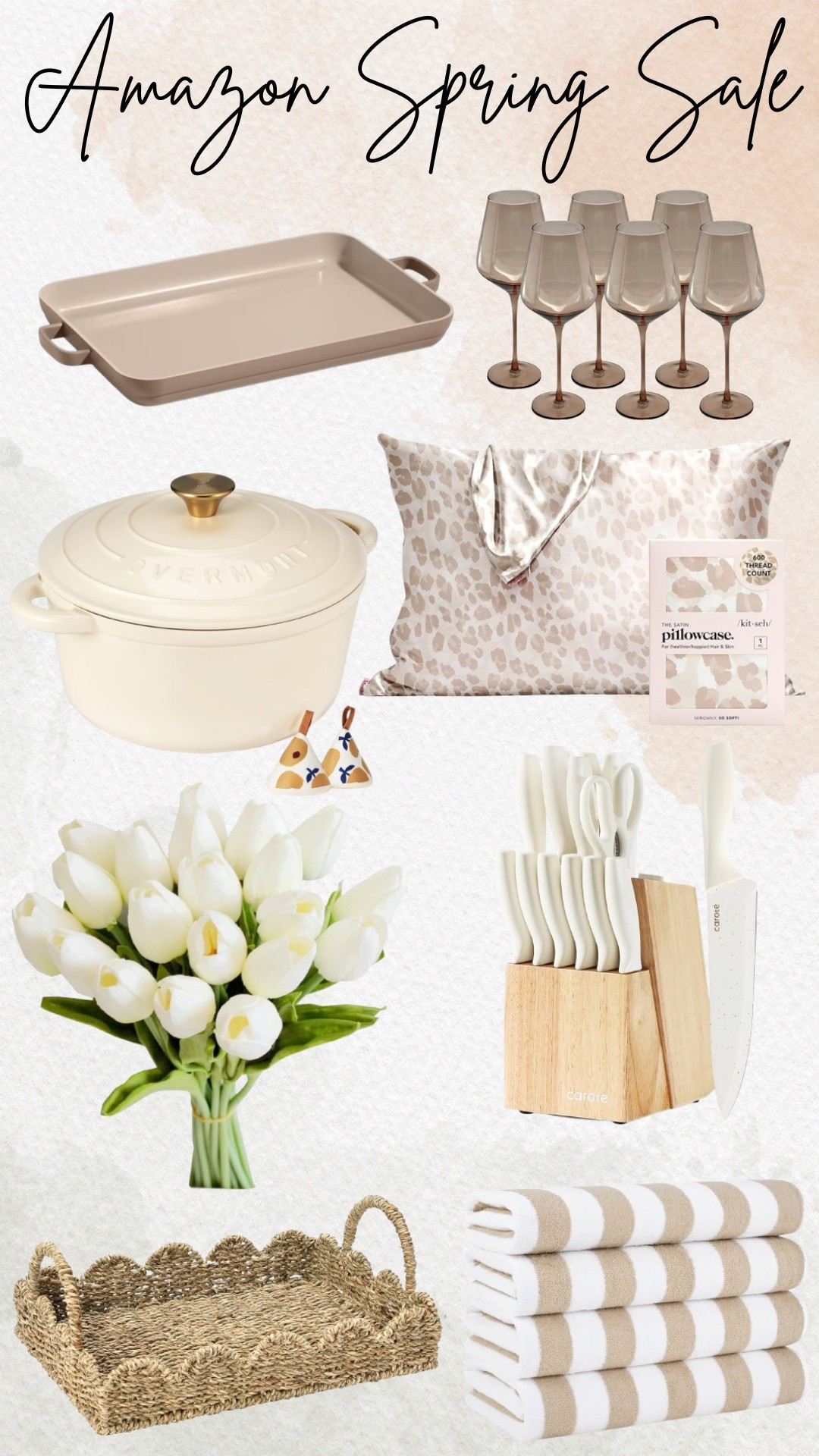 Amazon Spring Sale

LTKSeasonal / ltkfindsunder50 / ltkfindsunder100 / Amazon / Amazon spring sale / Amazon sale / spring sale / sale / sale alert / Amazon home finds / Amazon finds / home decor / home / decor / faux flowers / kitchen / kitchenware / glasses / wine glasses / cooking / cookware / knives / knife set / kitsch pillow case / bedding / pillow cases / towels / neutral / neutral finds / neutral aesthetic / neutrals / neutral home decor / ltkamazon

#LTKHome #LTKStyleTip #LTKSaleAlert