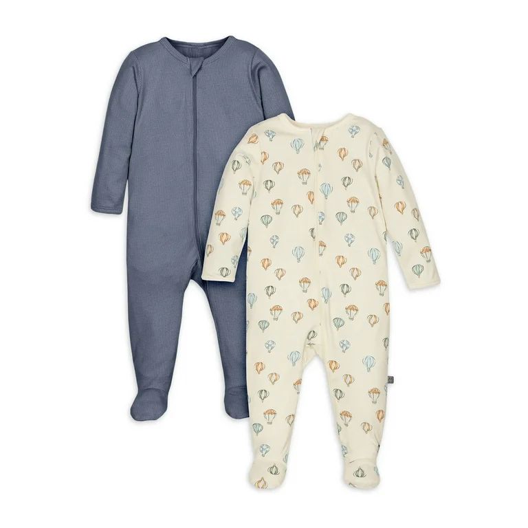 Modern Moments by Gerber Baby Unisex Super Soft Sleep 'N Plays, 2-Pack, Sizes Newborn - 6/9 Month... | Walmart (US)