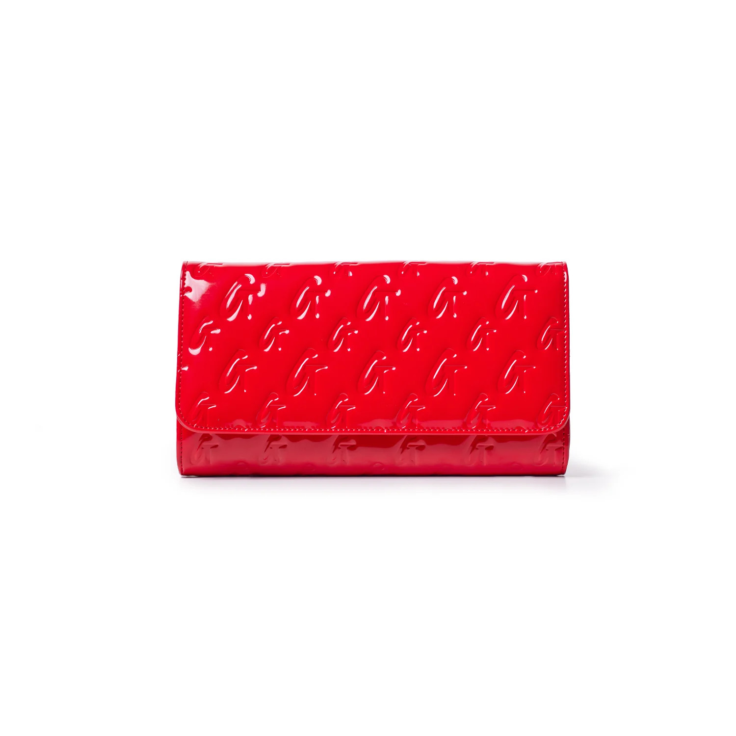 MONOGRAM TRAVEL WALLET - MIRROR RED | Glam-Aholic Lifestyle