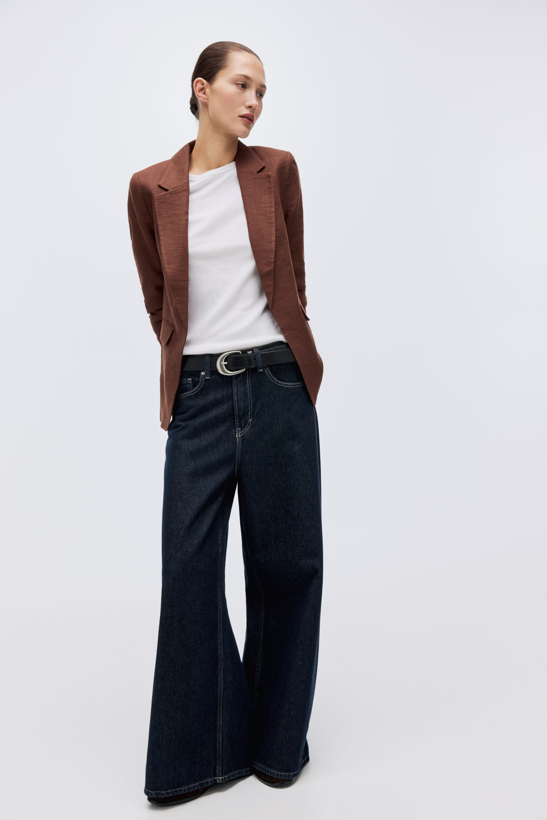 Gathered-sleeve Jacket | H&M (US + CA)