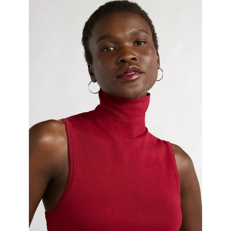 Scoop Women’s Ultimate Turtleneck Sweater Shell, Sizes XS-XXL | Walmart (US)