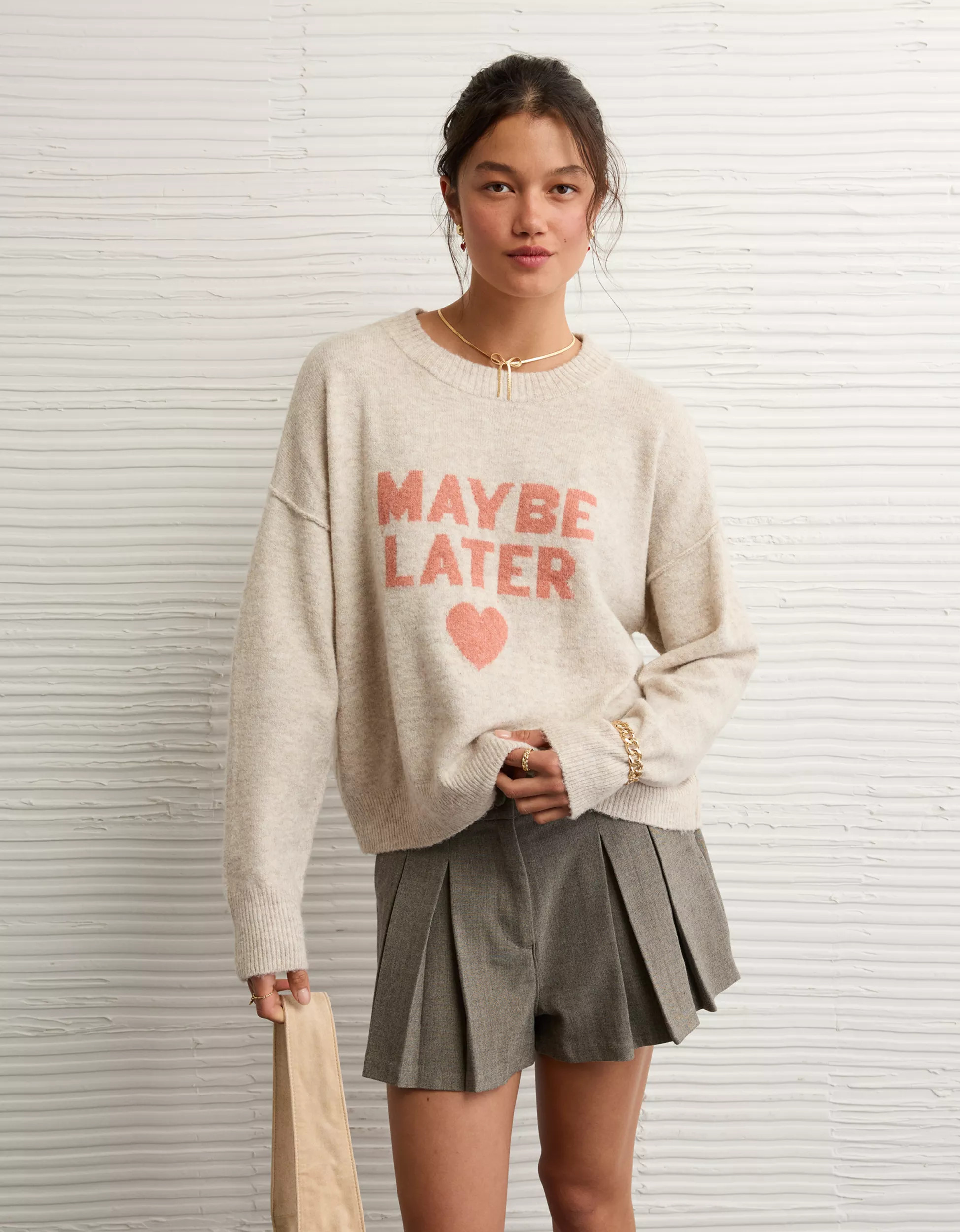 AE Whoa So Soft Valentine's Day Sweater | American Eagle Outfitters (US & CA)