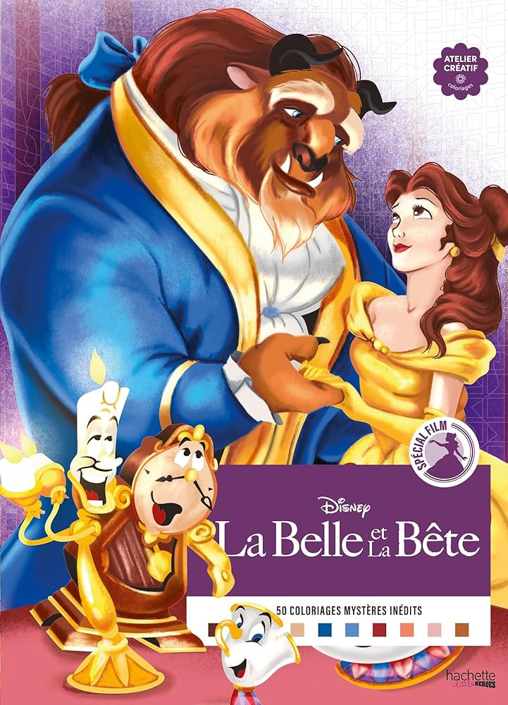 Coloriages mystères Spécial film - La Belle et la Bête | Amazon (US)