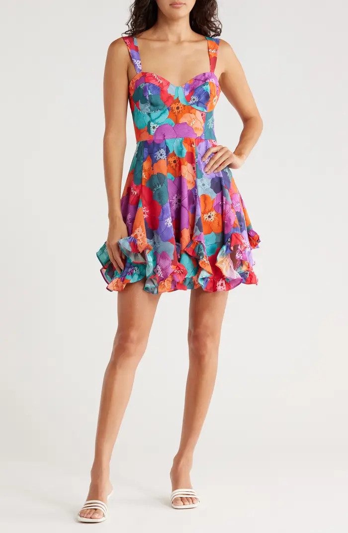Hutch Scallop Hem Fit and Flare Dress | Nordstromrack | Nordstrom Rack
