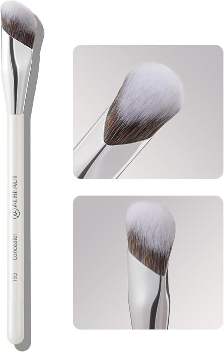 Albeaut Concealer Brush, Angled Under Eye Makeup Small Foundation Precision Face Blending Brush (... | Amazon (US)