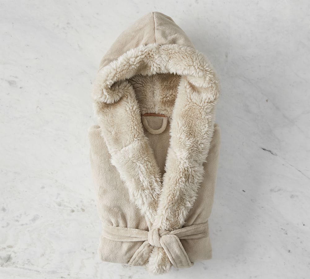 Faux Shearling Robes | Pottery Barn (US)