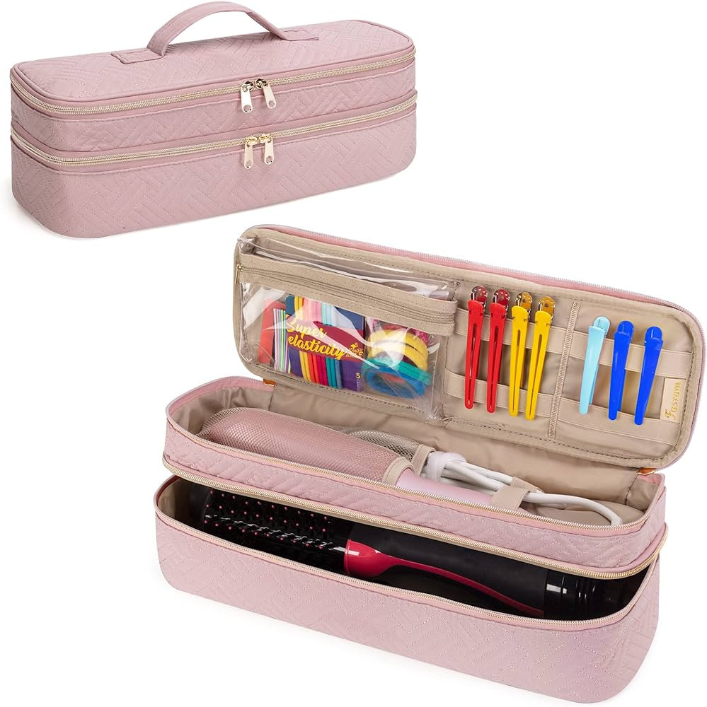 Fasrom Double Layer Travel Case Compatible with REVLON One Step Blow Hair Dryer Brush Volumizer O... | Amazon (US)