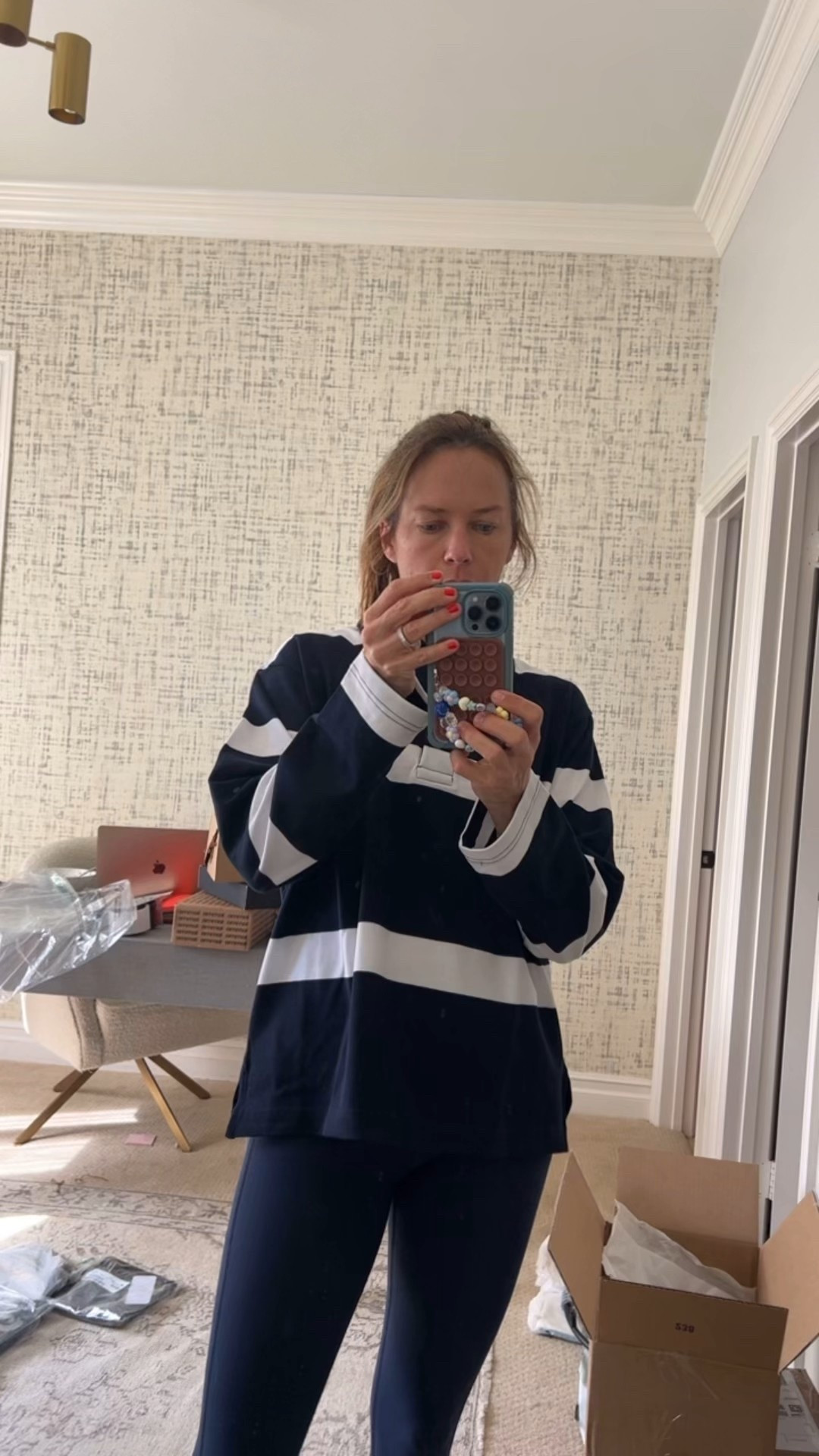 Rugby tee, rugby polo, oversized tee, mom style, quiet luxury 

#LTKValentine #LTKWorkwear #LTKdayinmylife