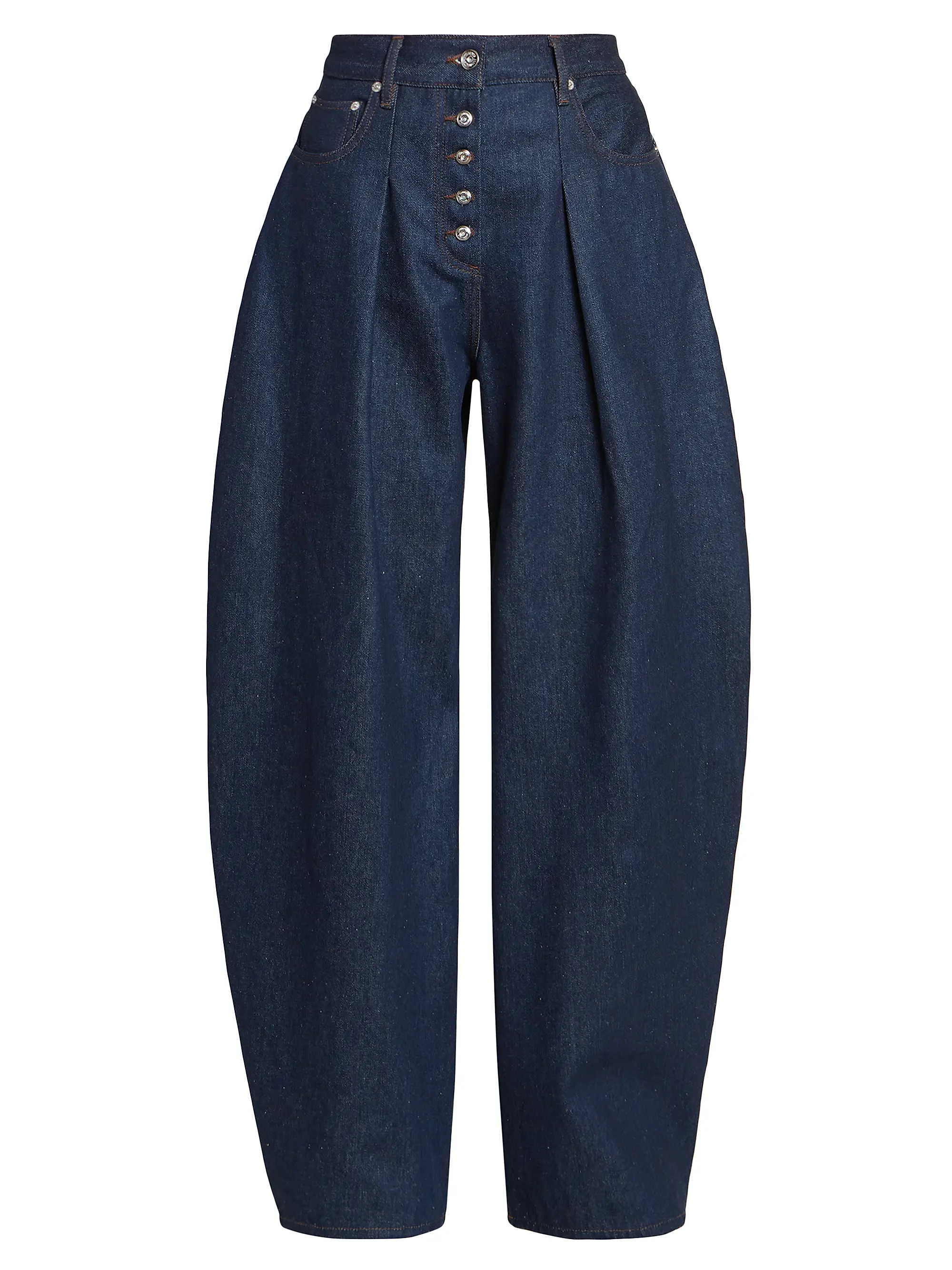 Jacquemus Le De Nimes Ovalo Balloon Jeans | Saks Fifth Avenue | Saks Fifth Avenue